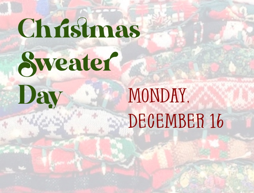 Christmas sweater day