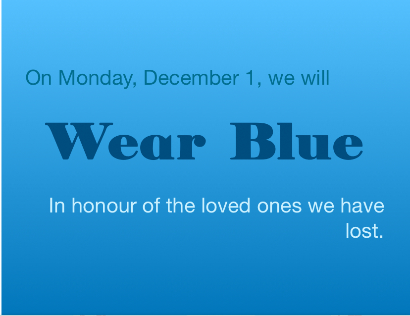 wear blue article