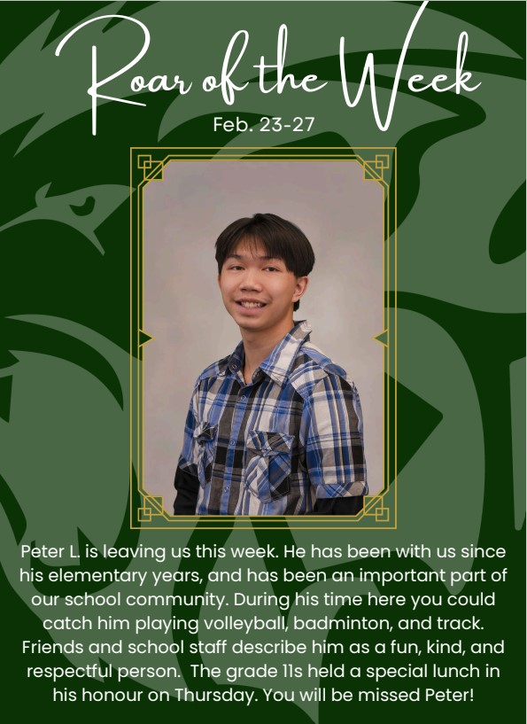 roar of week feb 23 27